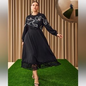 Amazing plus size Black dress